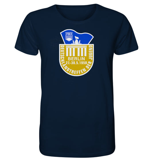 ORGANIC BIO SHIRT UNISEX • FDJ DEUTSCHLANDTREFFEN DER JUGEND - BERLIN 1950