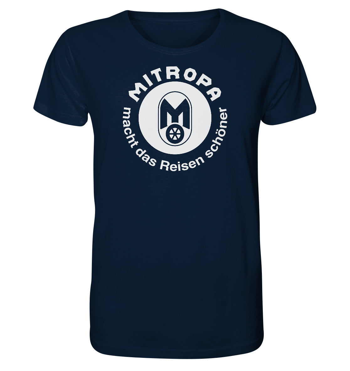ORGANIC BIO SHIRT UNISEX • MITROPA MACHT DAS REISEN SCHÖNER - dunkel