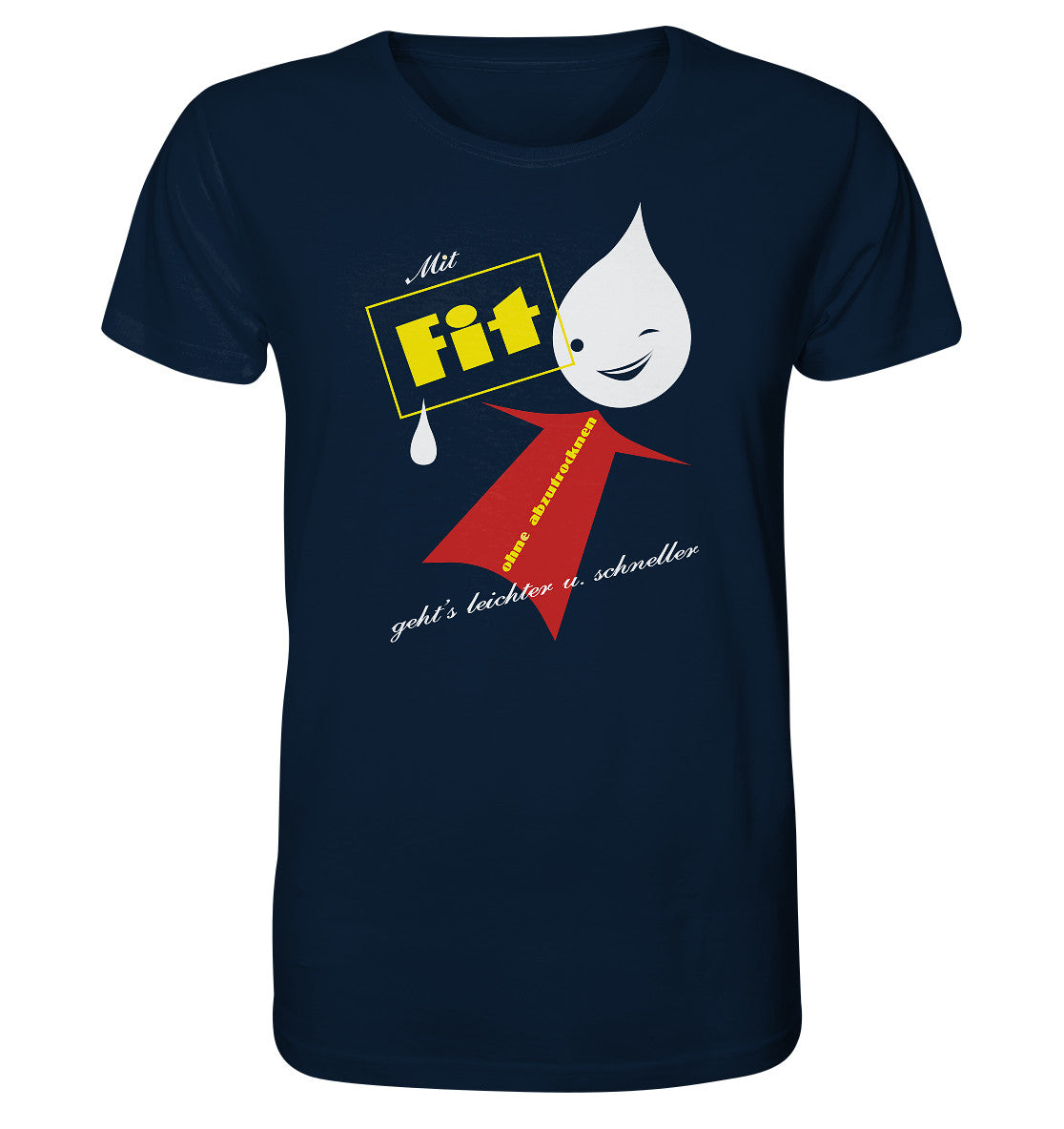 ORGANIC BIO SHIRT UNISEX • FIT SPÜLMITTEL - OHNE ABTROCKNEN