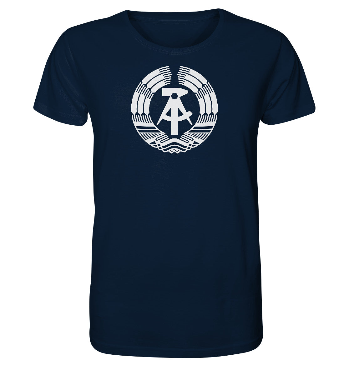 ORGANIC BIO SHIRT UNISEX • DDR LOGO monochrom
