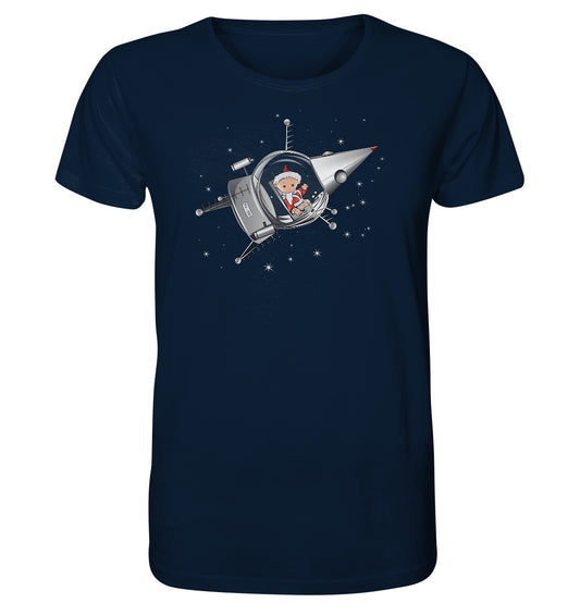 ORGANIC BIO SHIRT UNISEX • UNSER SANDMÄNNCHEN - IM KOSMOS (PU-358)