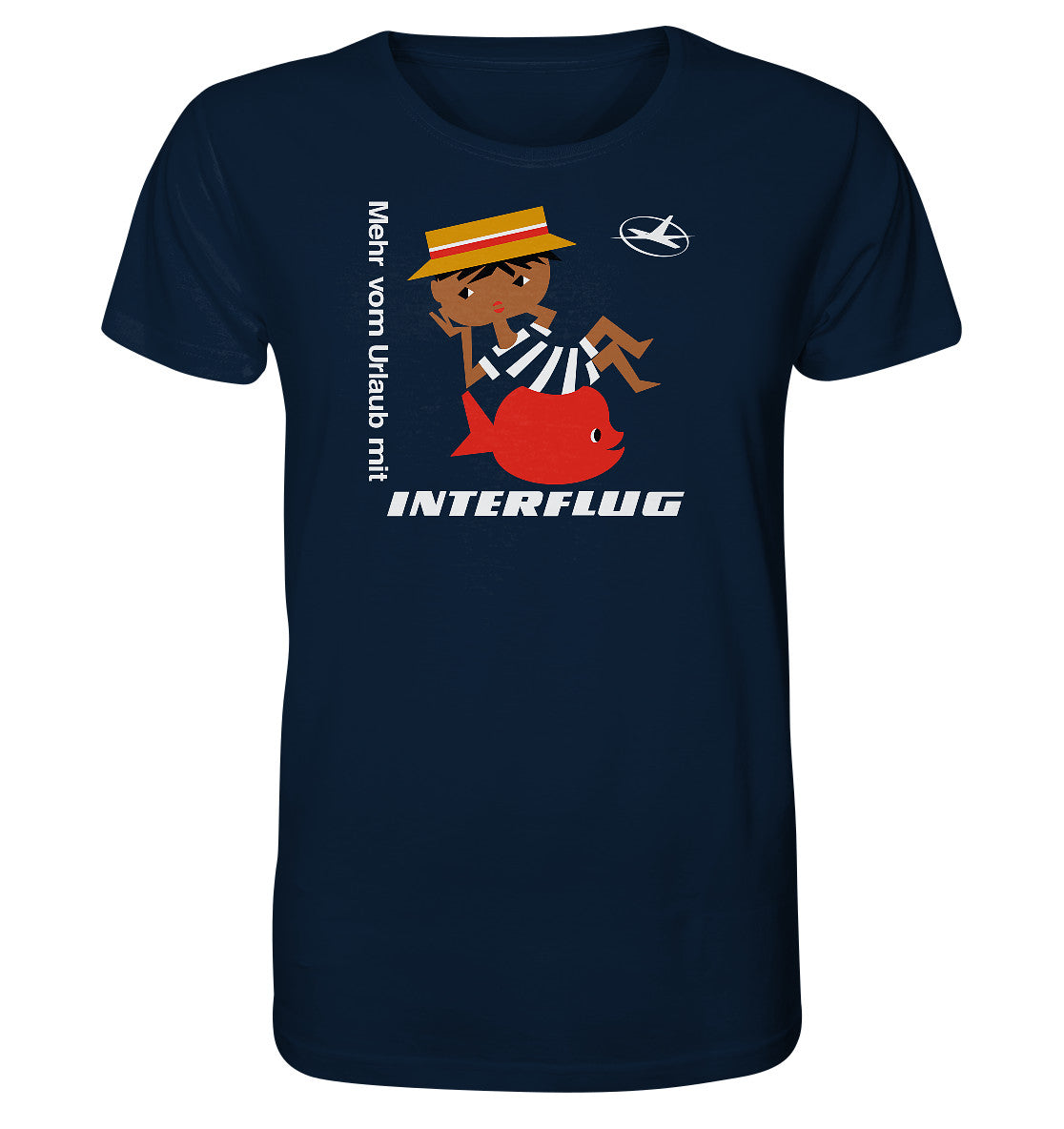 ORGANIC BIO SHIRT UNISEX • MEHR VOM URLAUB - MIT INTERFLUG