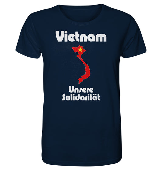 ORGANIC BIO SHIRT UNISEX • SOLIDARITÄT MIT VIETNAM
