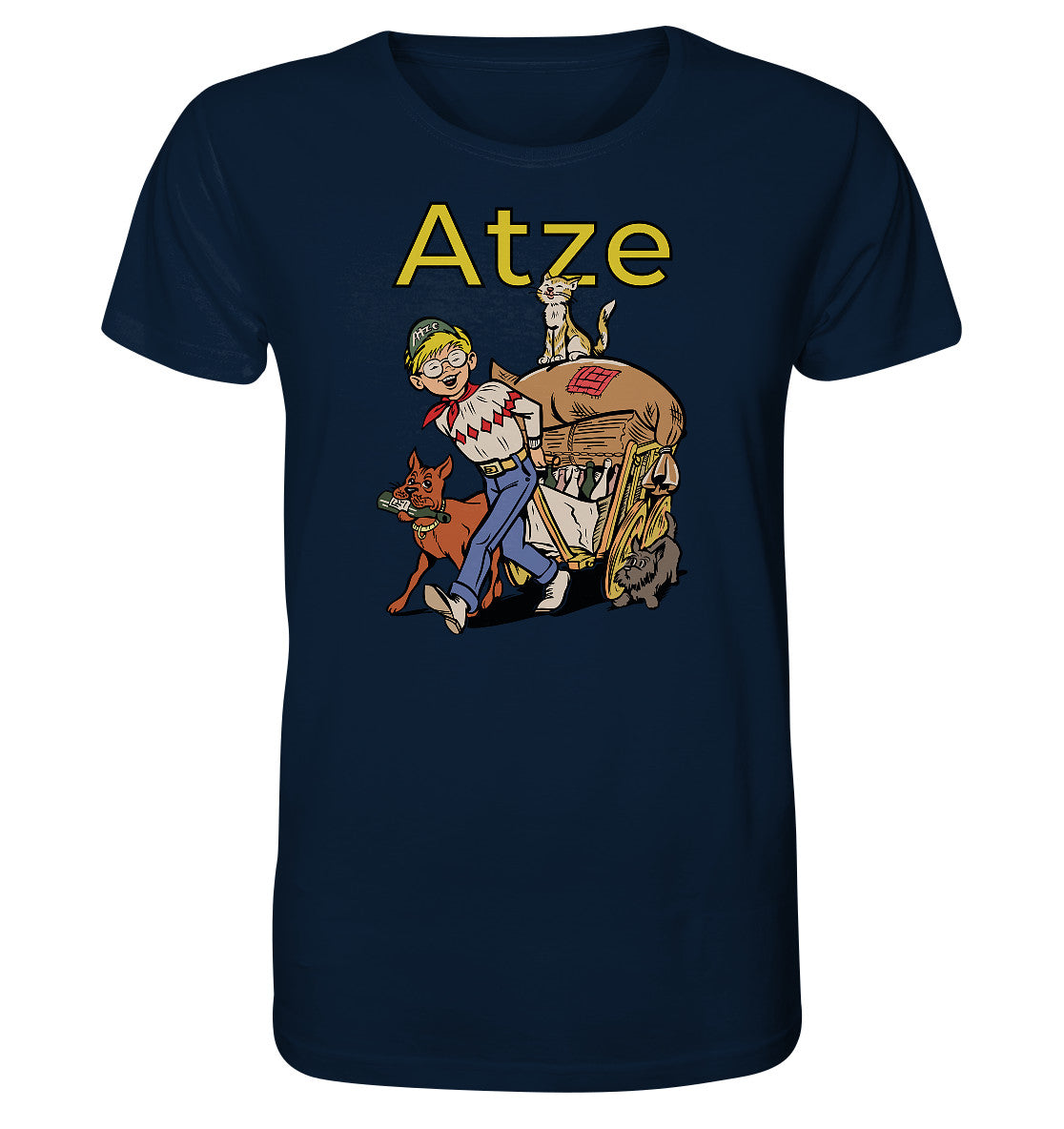 ORGANIC BIO SHIRT UNISEX • ATZE - TITEL ALTSTOFFE