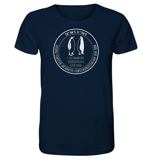 ORGANIC BIO SHIRT UNISEX • ANTARKTIS-FORSCHUNGSSTATION DER DDR