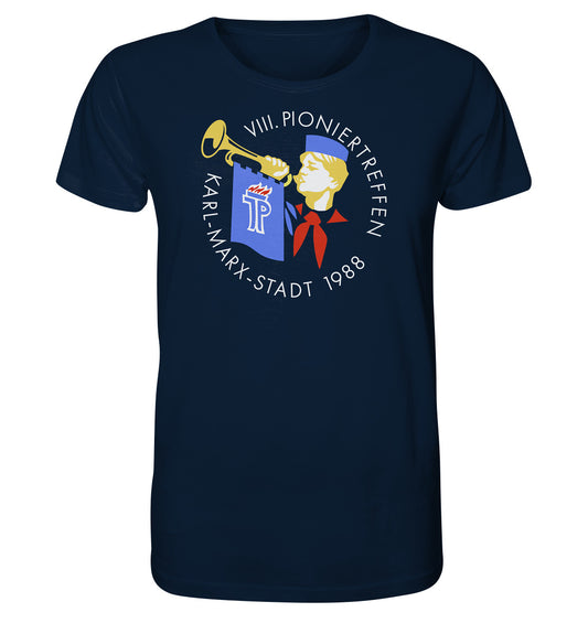 ORGANIC BIO SHIRT UNISEX • PIONIERTREFFEN KARL-MARX-STADT - DUNKEL