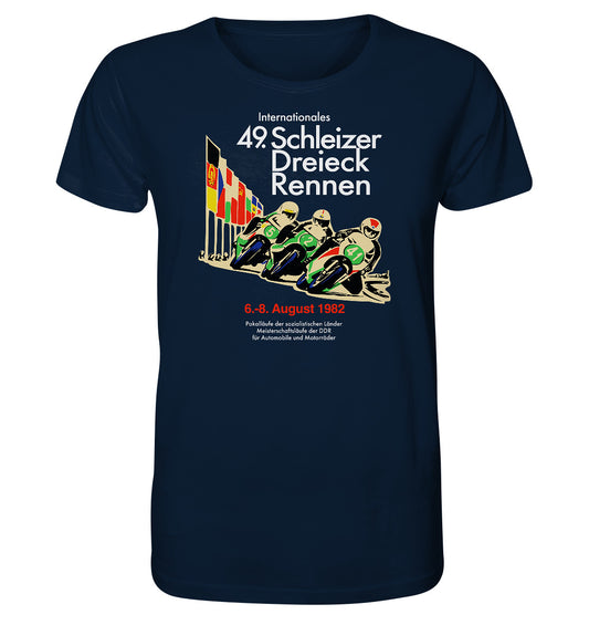ORGANIC BIO SHIRT UNISEX • SCHLEIZER DREIECK-RENNEN DDR 1982