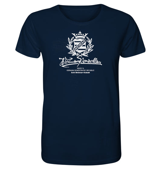 ORGANIC BIO SHIRT UNISEX • WEIMAR-PORZELLAN BLANKENHAIN monochrom