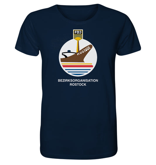 ORGANIC BIO SHIRT UNISEX • FDJ BEZIRKSORGANISATION ROSTOCK