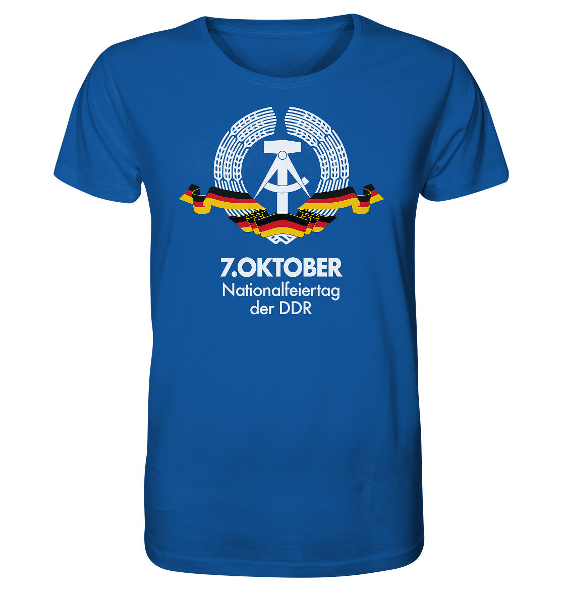 ORGANIC BIO SHIRT UNISEX• NATIONALFEIERTAG DER DDR - 7. OKTOBER