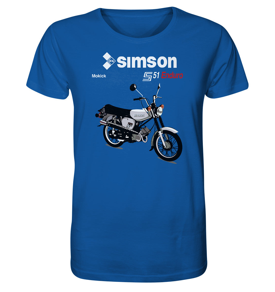 ORGANIC BIO SHIRT UNISEX • SIMSON ENDURO - ORIGINAL PROSPEKT
