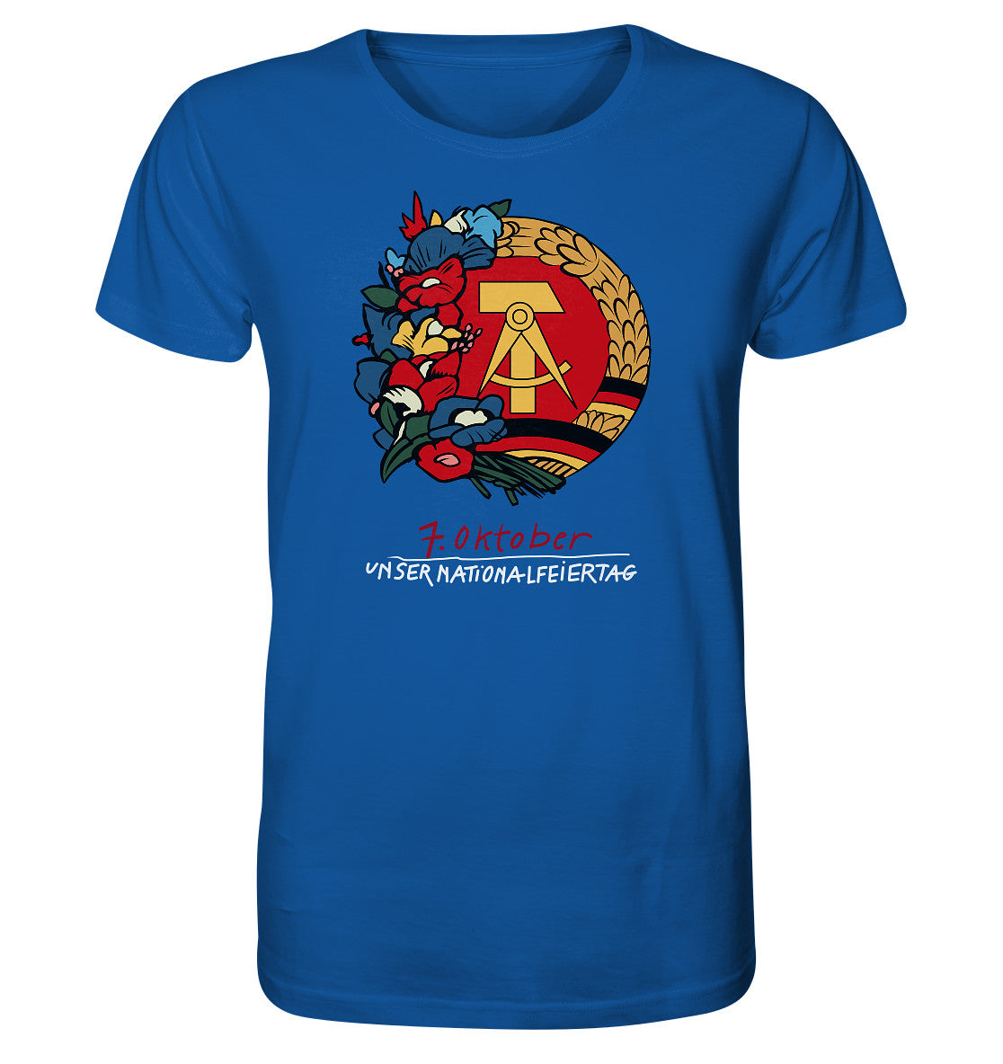 ORGANIC BIO SHIRT UNISEX • 7. OKTOBER - DDR-NATIONALFEIERTAG