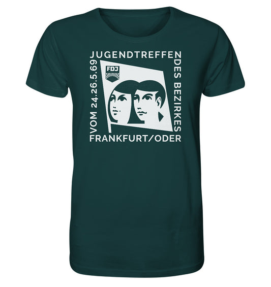 ORGANIC BIO SHIRT UNISEX • FDJ JUGENDTREFFEN FRANKFURT ODER - 1969