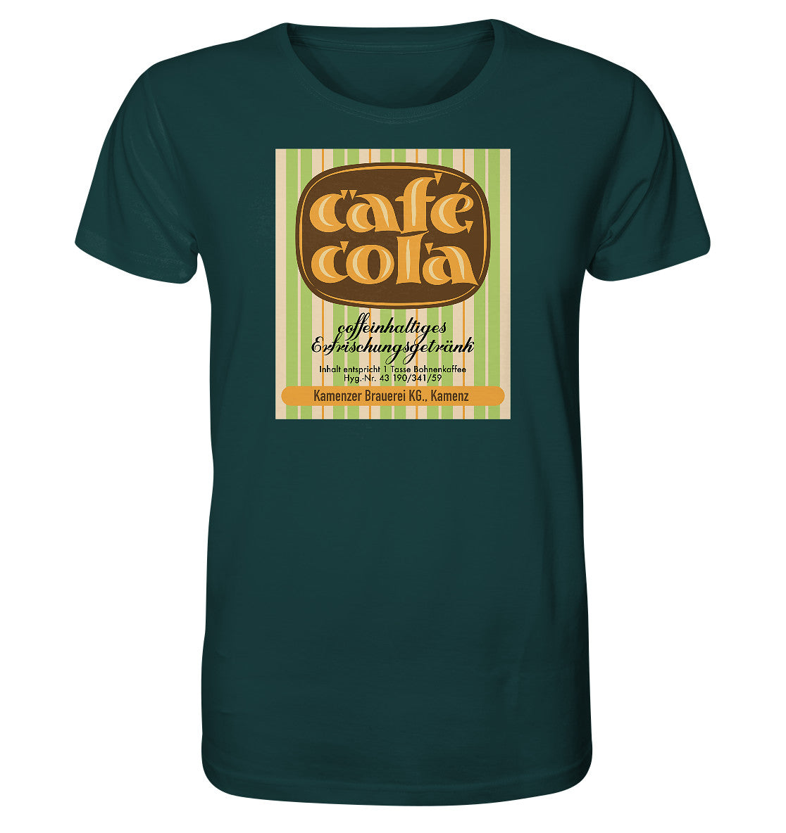 ORGANIC BIO SHIRT UNISEX • CAFÉ COLA - KAMENZ