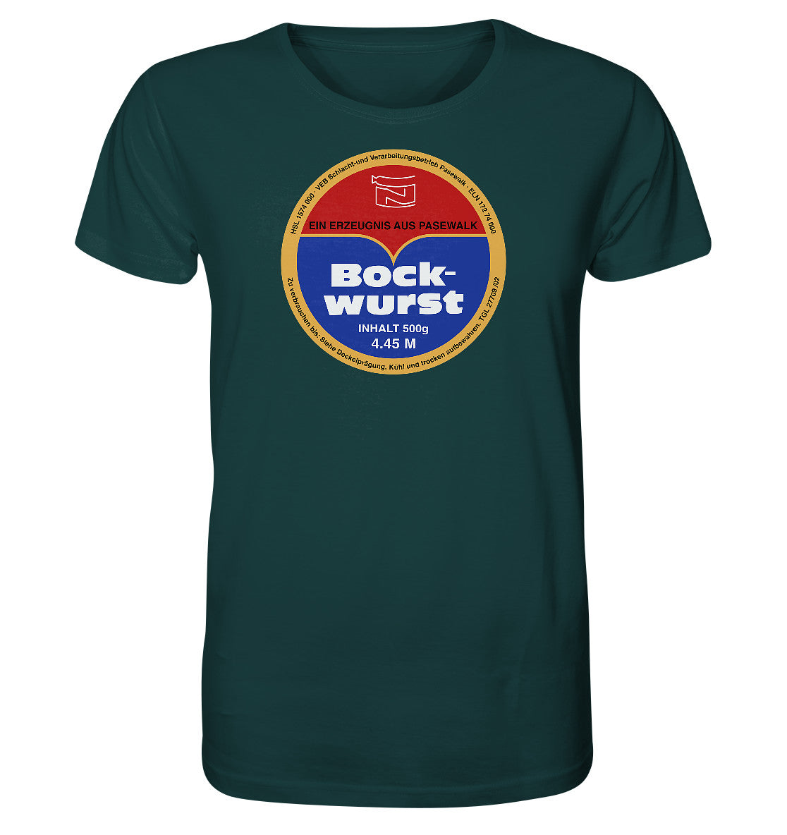 ORGANIC BIO SHIRT UNISEX • BOCKWURST AUS PASEWALK