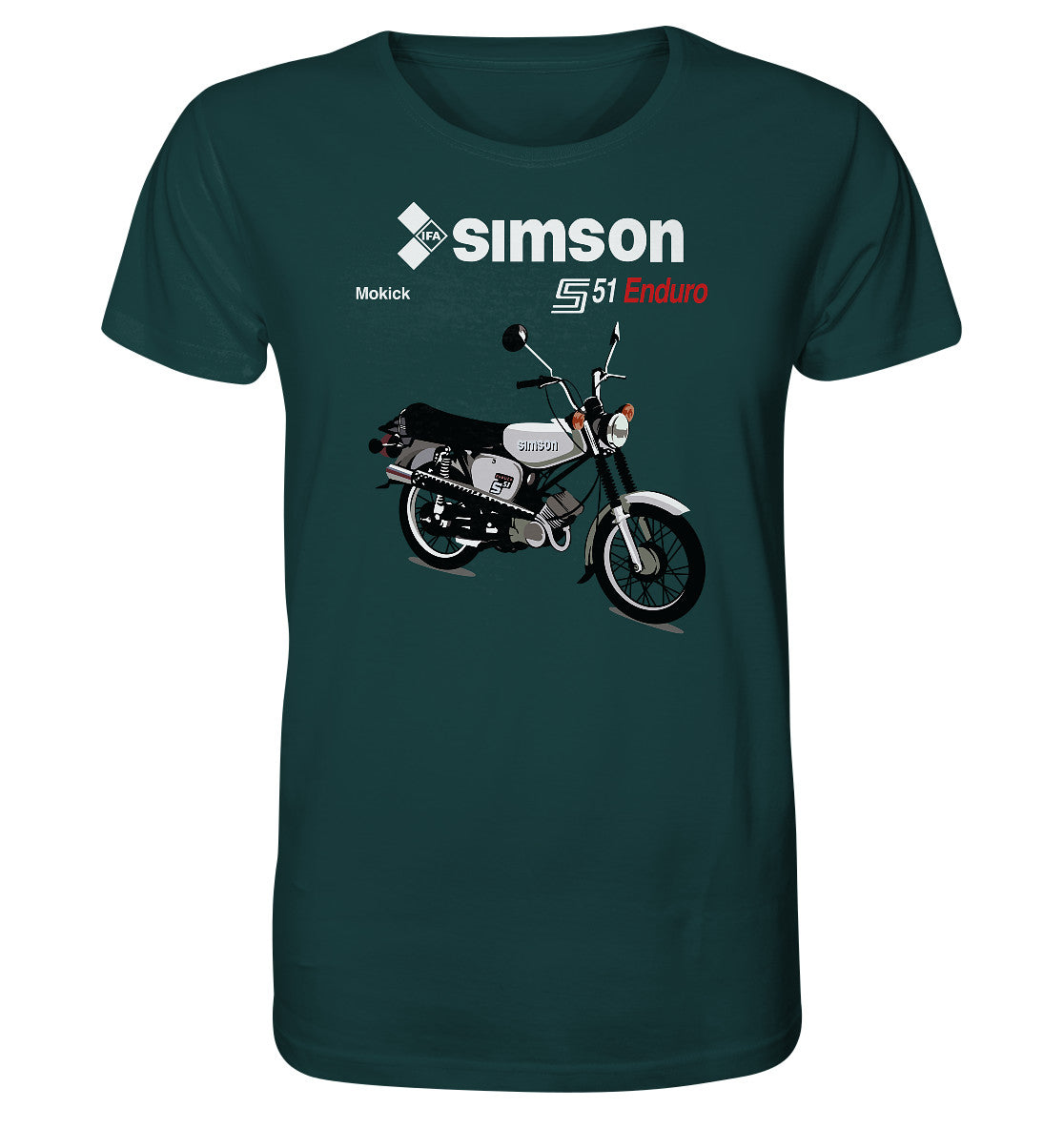 ORGANIC BIO SHIRT UNISEX • SIMSON ENDURO - ORIGINAL PROSPEKT