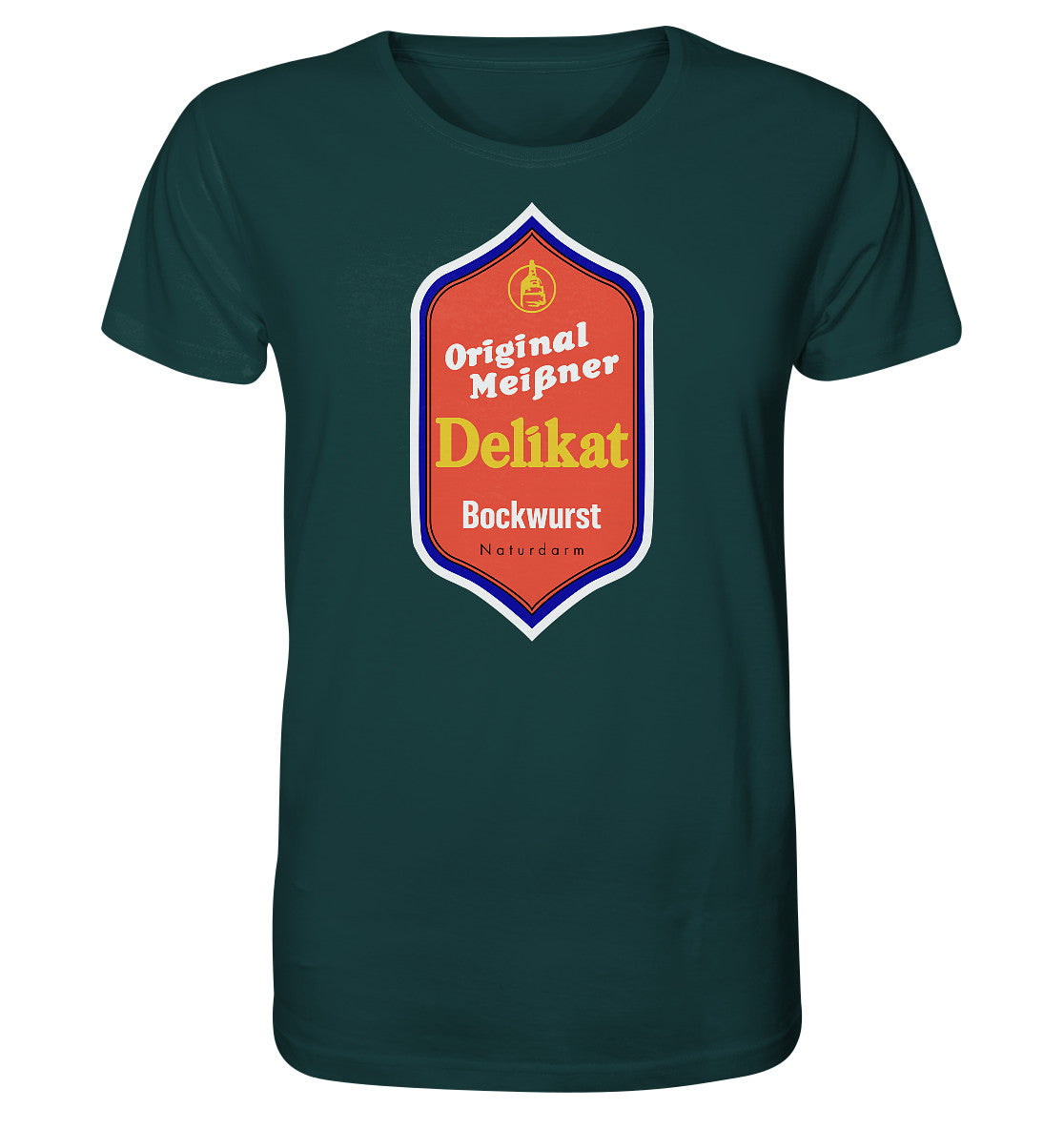 ORGANIC BIO SHIRT UNISEX • MEISSNER DELIKAT BOCKWURST