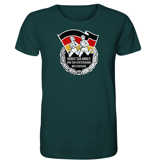 ORGANIC BIO SHIRT UNISEX • ORDEN - BEREIT ZUR ARBEIT UND ZUR VERTEIDIGUNG