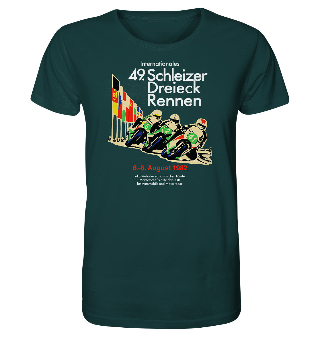 ORGANIC BIO SHIRT UNISEX • SCHLEIZER DREIECK-RENNEN DDR 1982