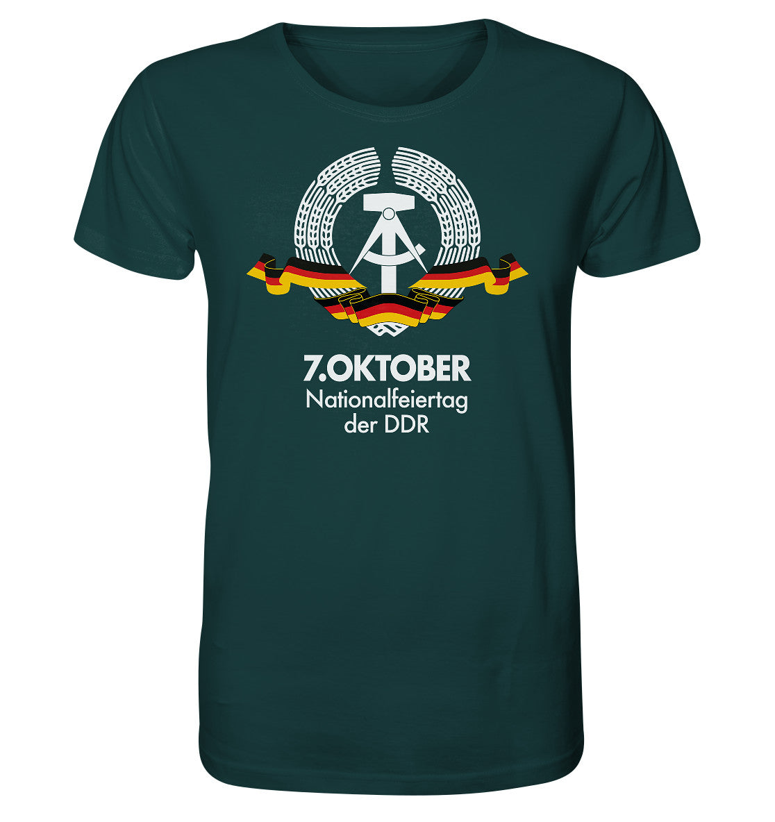 ORGANIC BIO SHIRT UNISEX• NATIONALFEIERTAG DER DDR - 7. OKTOBER
