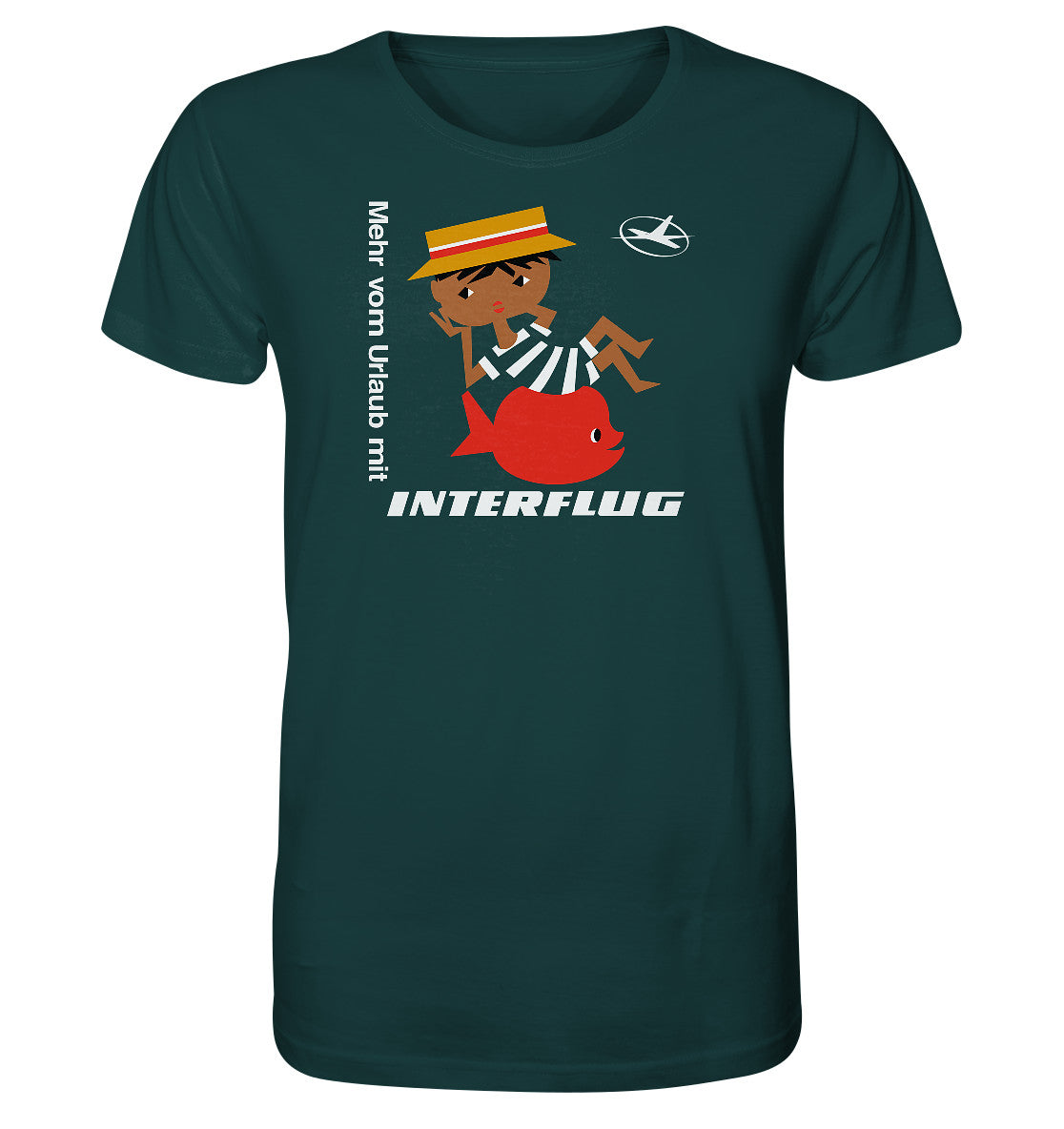 ORGANIC BIO SHIRT UNISEX • MEHR VOM URLAUB - MIT INTERFLUG