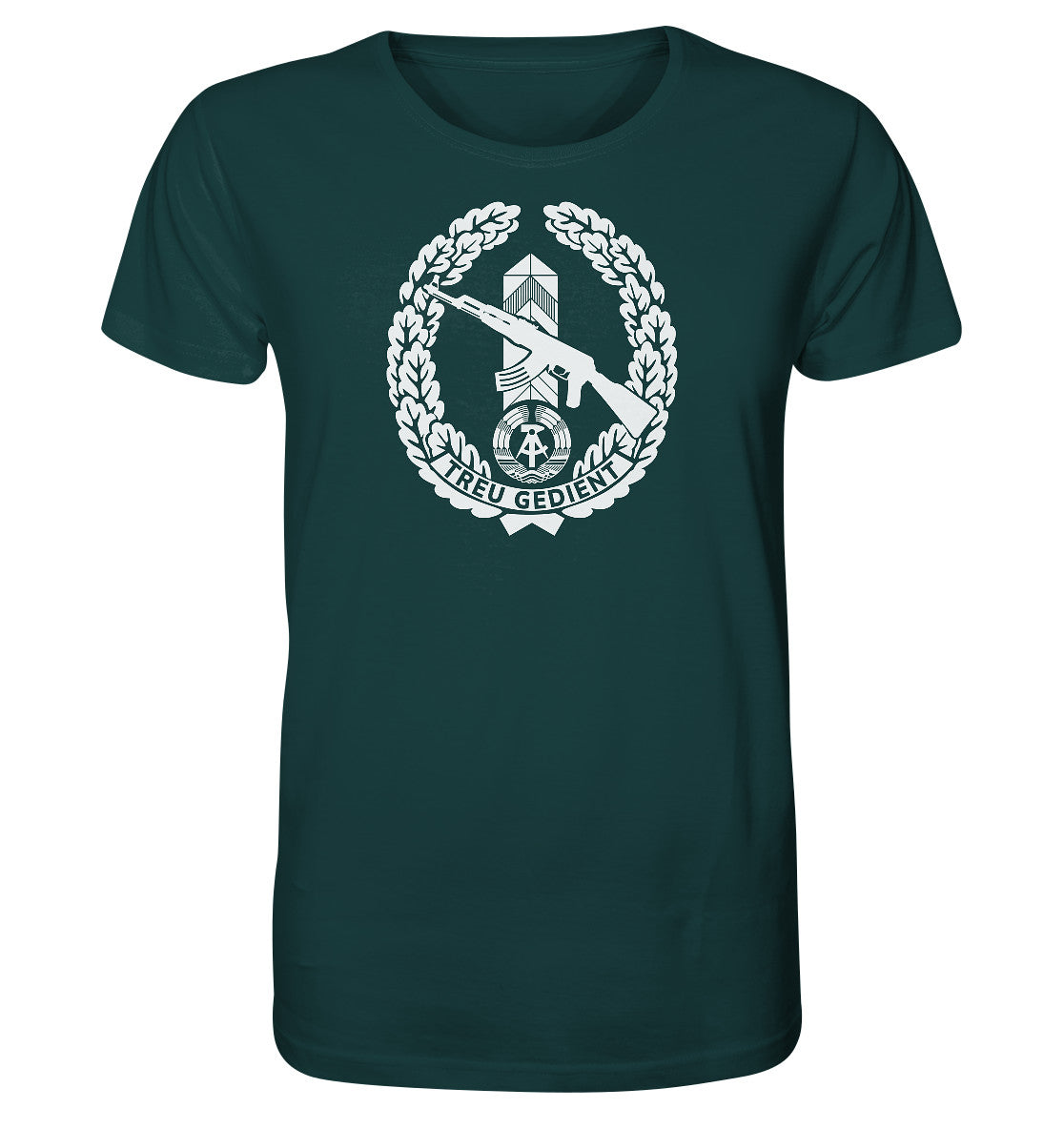 ORGANIC BIO SHIRT UNISEX • NVA-ORDEN - TREU GEDIENT - GRENZTRUPPEN