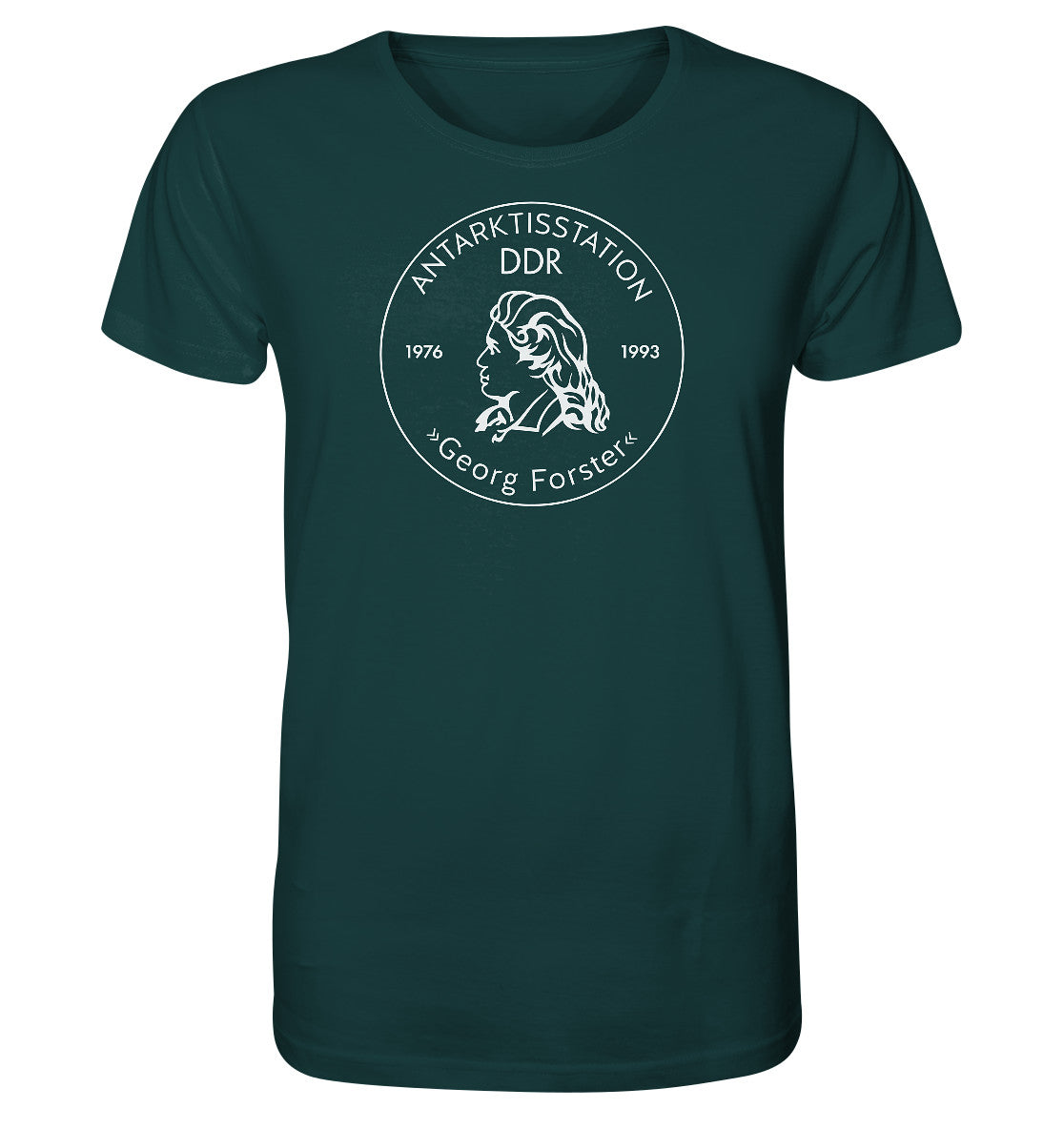 ORGANIC BIO SHIRT UNISEX • ANTARKTISFORSCHUNG DER DDR - GEORG FORSTER