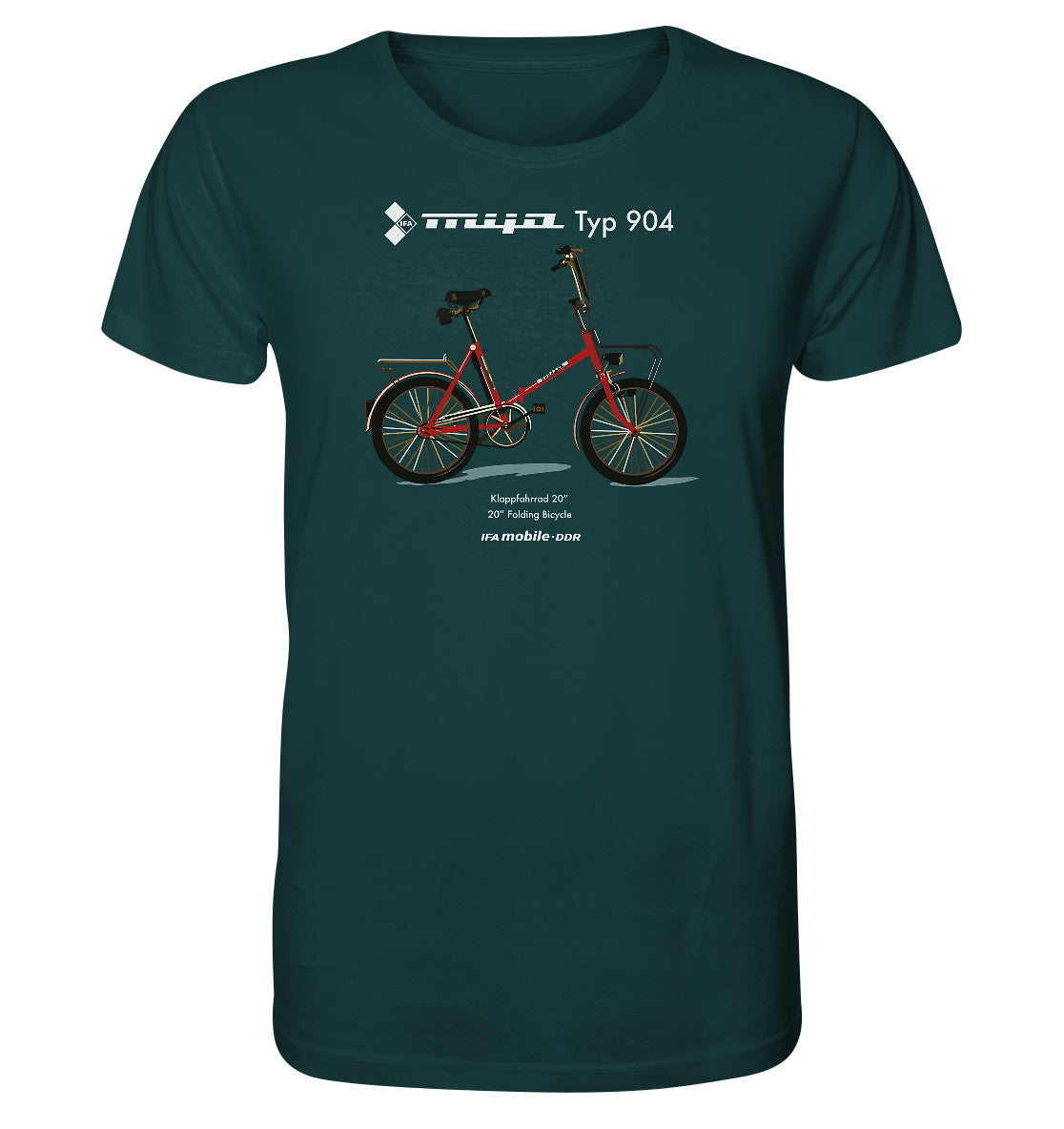 ORGANIC BIO SHIRT UNISEX • MIFA KLAPPRAD TYP 904 - ORIGINAL WERBUNG
