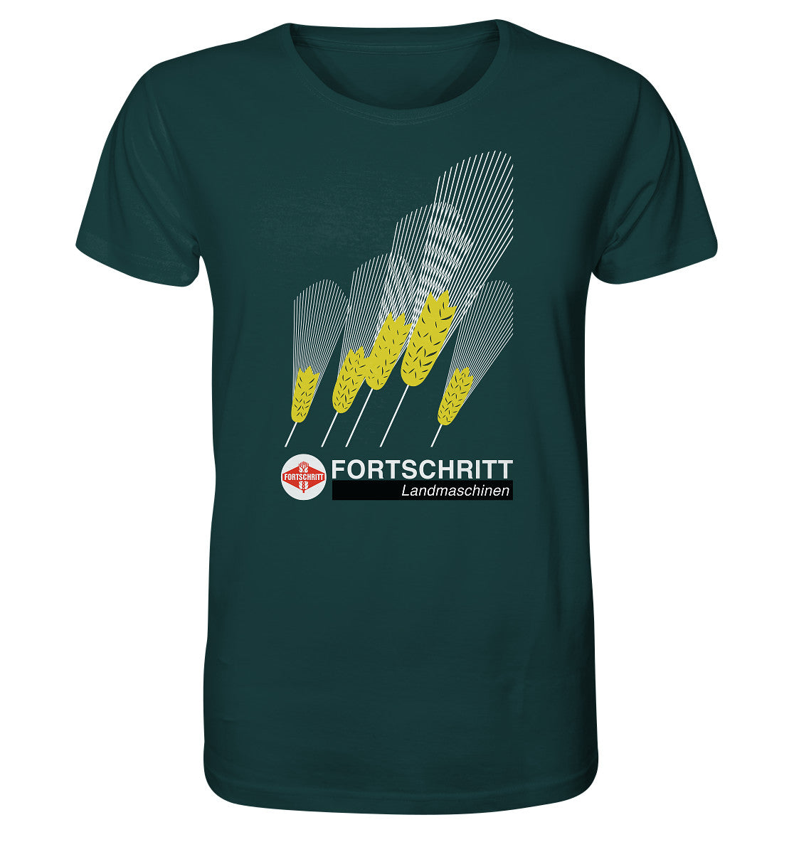ORGANIC BIO SHIRT UNISEX • FORTSCHRITT LANDMASCHINEN - PLAKATMOTIV