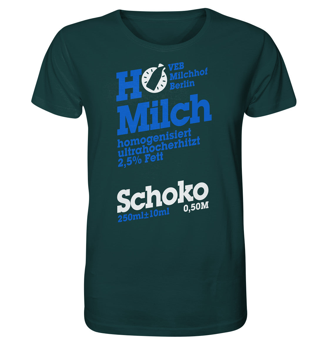 ORGANIC BIO SHIRT UNISEX • VEB MILCHHOF BERLIN - dunkel