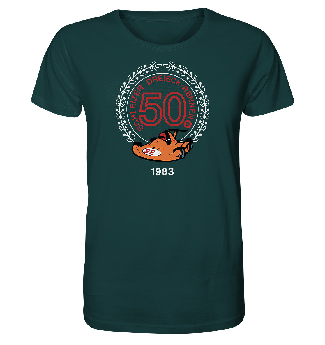 ORGANIC BIO SHIRT UNISEX • 50. SCHLEIZER DREIECK-RENNEN 1983