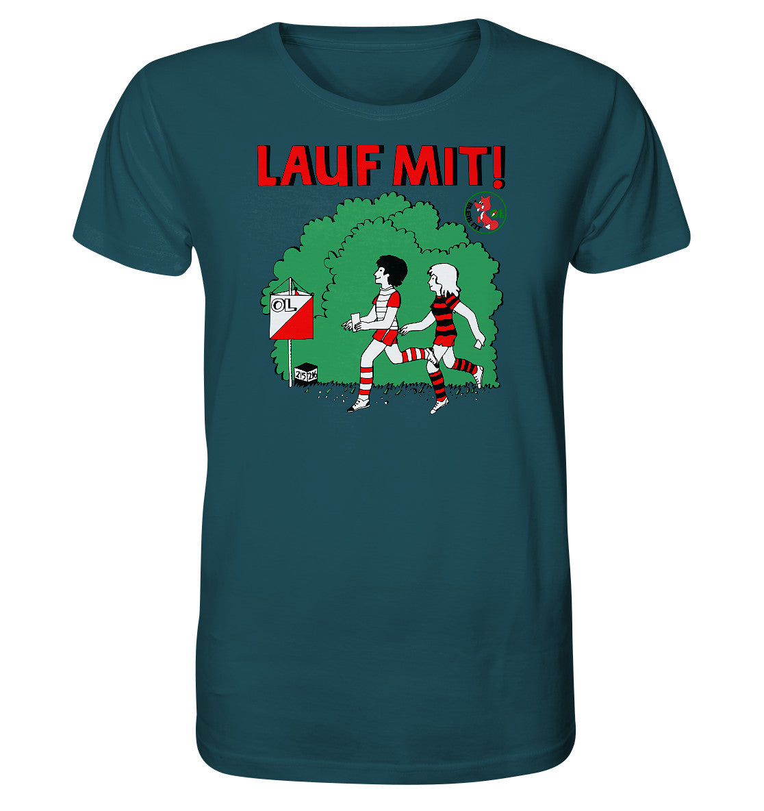 ORGANIC BIO SHIRT UNISEX • LAUF MIT - BLEIB FIT (DFF)