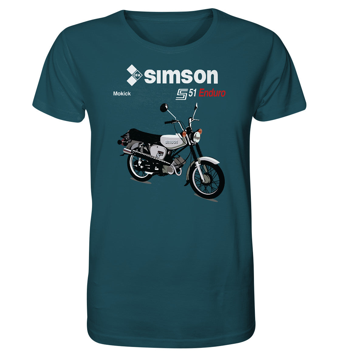 ORGANIC BIO SHIRT UNISEX • SIMSON ENDURO - ORIGINAL PROSPEKT