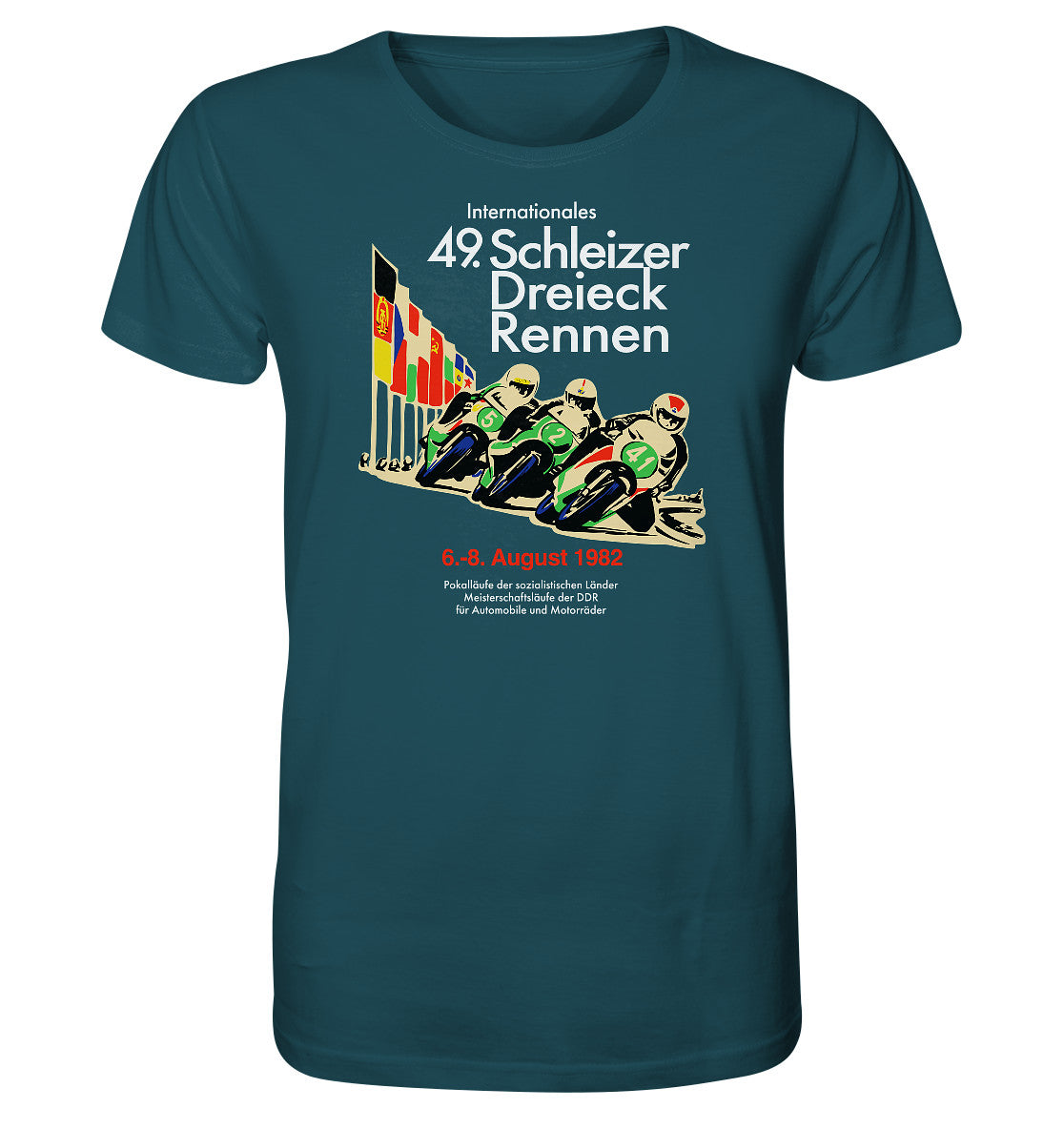 ORGANIC BIO SHIRT UNISEX • SCHLEIZER DREIECK-RENNEN DDR 1982