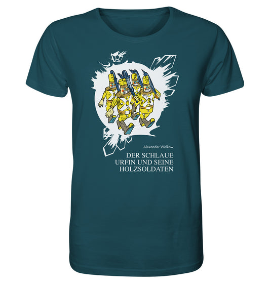ORGANIC BIO SHIRT UNISEX • WOLKOW - DER SCHLAUE URFIN UND SEINE HOLZSOLDATEN