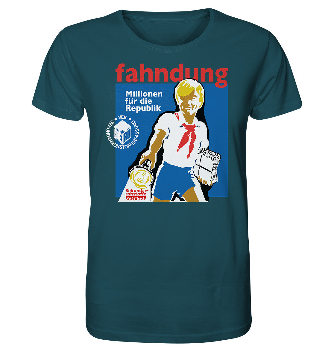 ORGANIC BIO SHIRT UNISEX • SERO - FAHNDUNG SEKUNDÄRROHSTOFFE