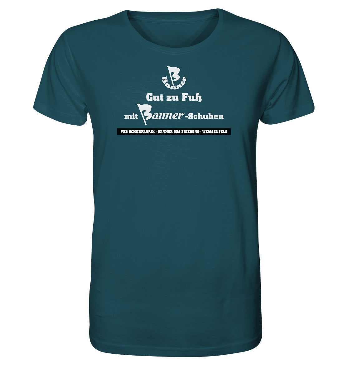 ORGANIC BIO SHIRT UNISEX • BANNER-SCHUHE - GUT ZU FUSS