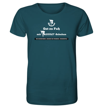 ORGANIC BIO SHIRT UNISEX • BANNER-SCHUHE - GUT ZU FUSS