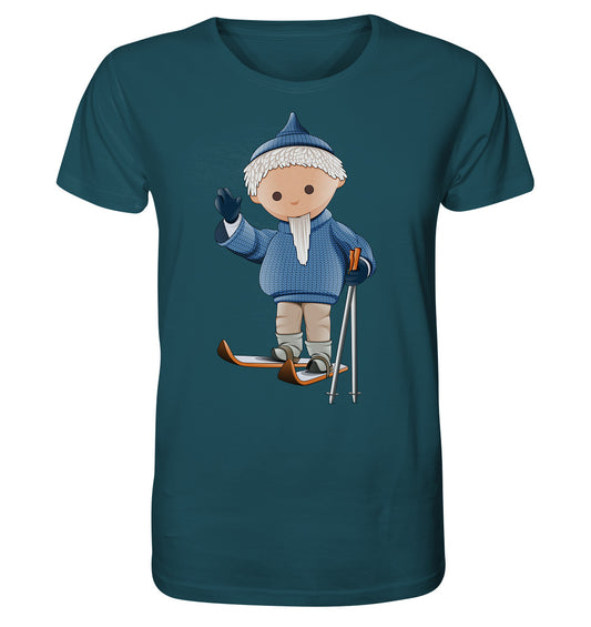 ORGANIC BIO SHIRT UNISEX • UNSER SANDMÄNNCHEN - AUF SKIERN (PU 422)