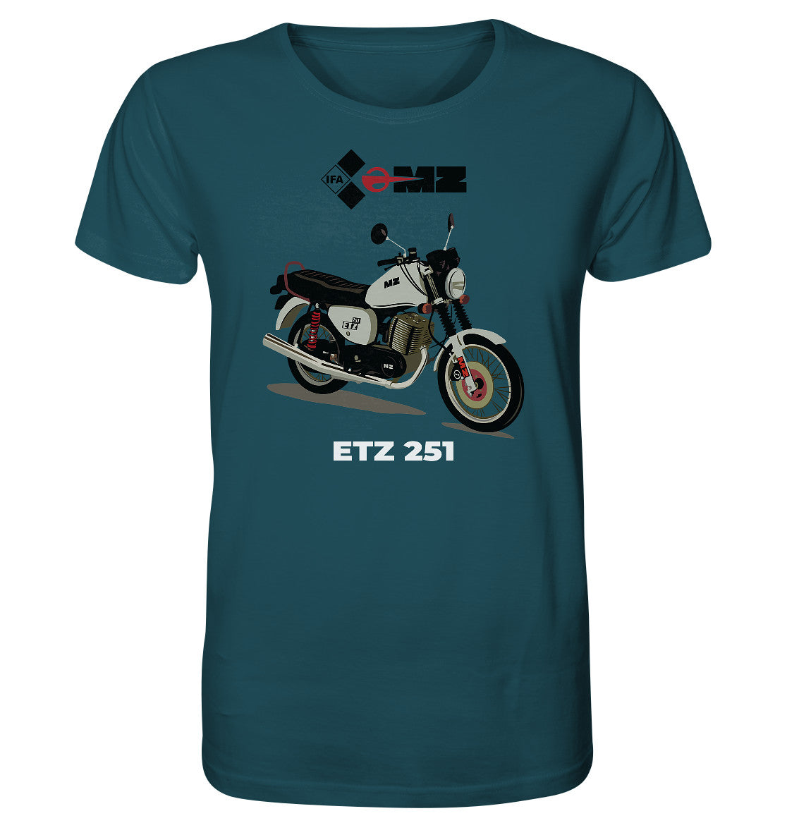 ORGANIC BIO SHIRT UNISEX • MZ ETZ 251 - ORIGINALWERBUNG