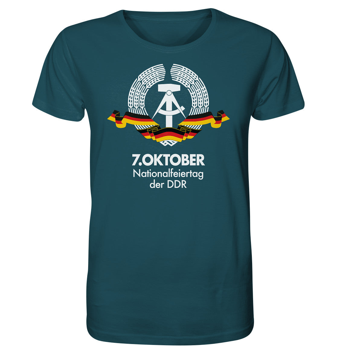ORGANIC BIO SHIRT UNISEX• NATIONALFEIERTAG DER DDR - 7. OKTOBER