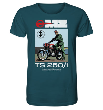ORGANIC BIO SHIRT UNISEX • MZ TS 250 (ORIGINAL DDR-PLAKAT)