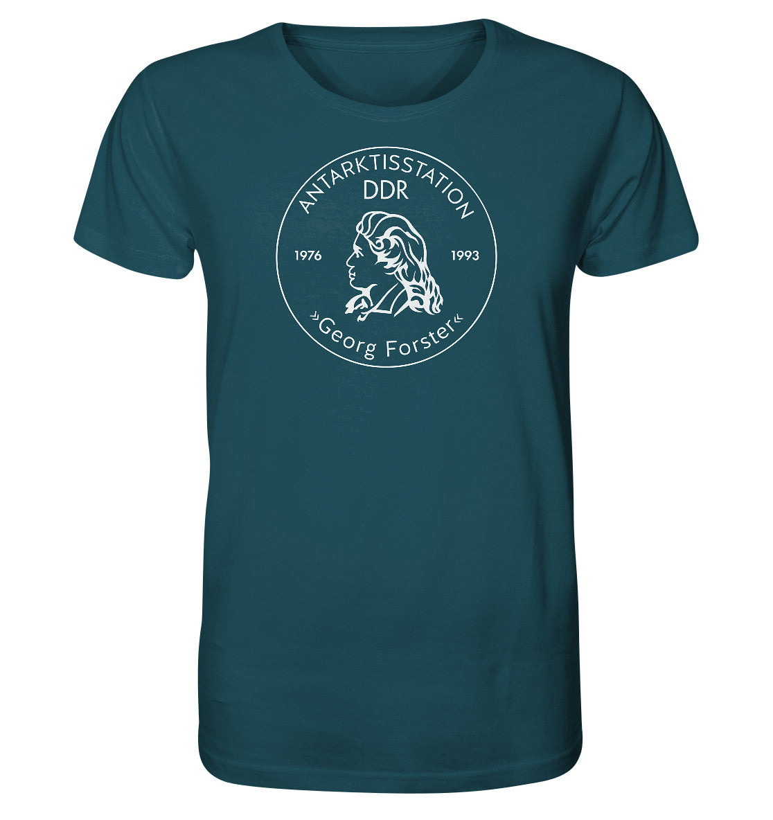 ORGANIC BIO SHIRT UNISEX • ANTARKTISFORSCHUNG DER DDR - GEORG FORSTER