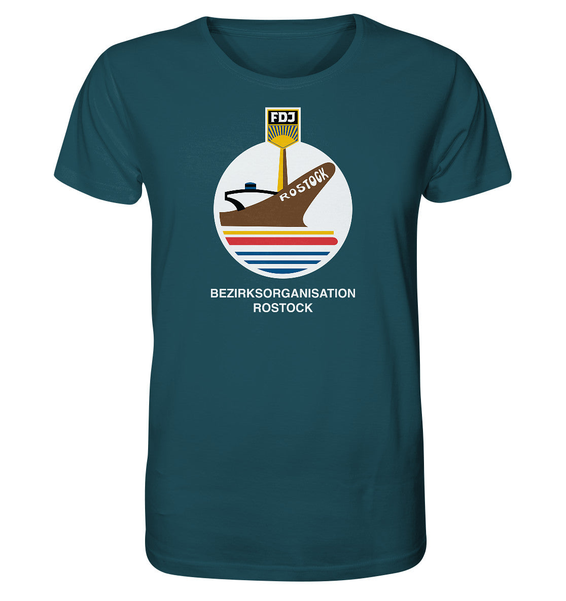 ORGANIC BIO SHIRT UNISEX • FDJ BEZIRKSORGANISATION ROSTOCK
