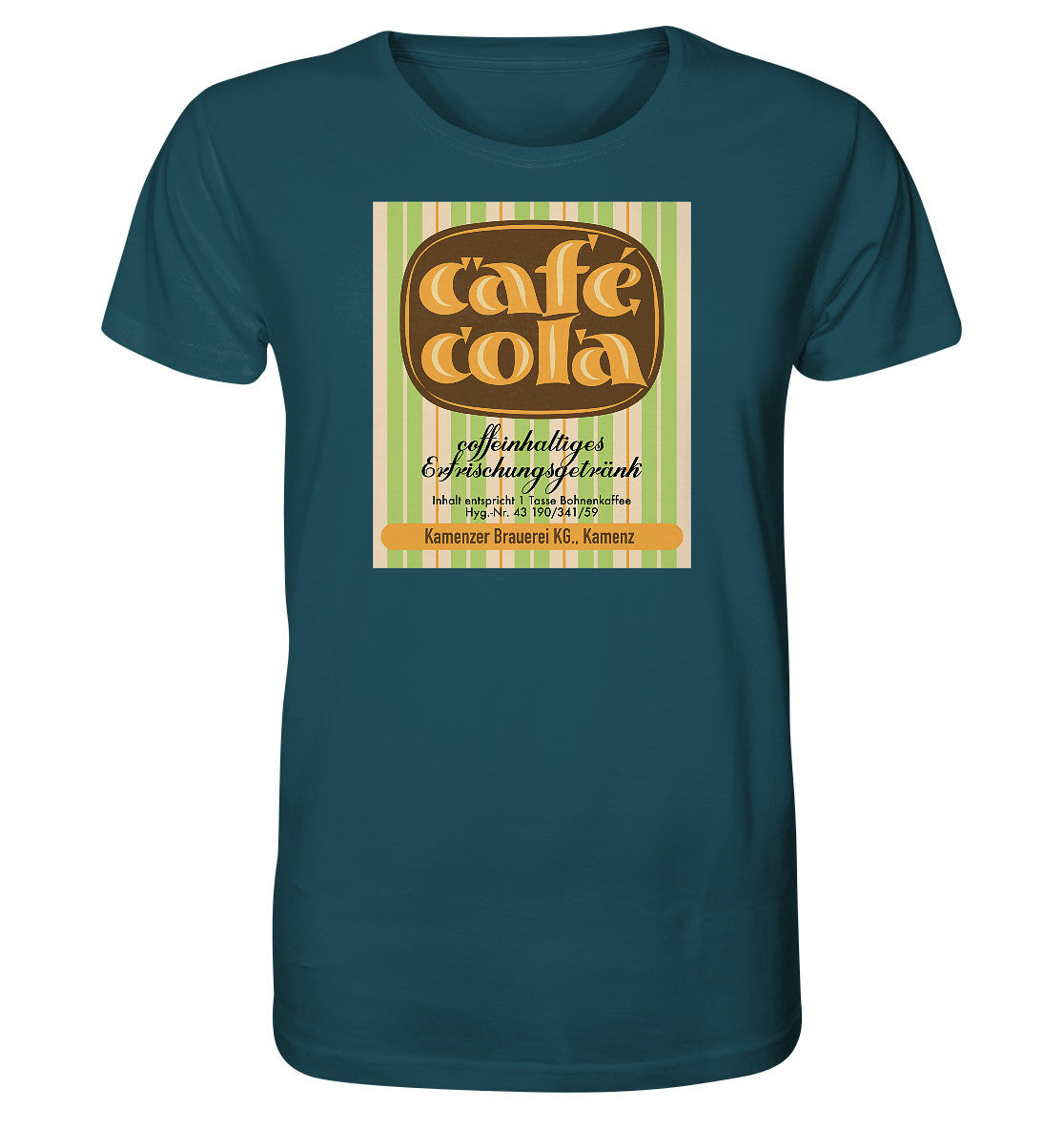 ORGANIC BIO SHIRT UNISEX • CAFÉ COLA - KAMENZ