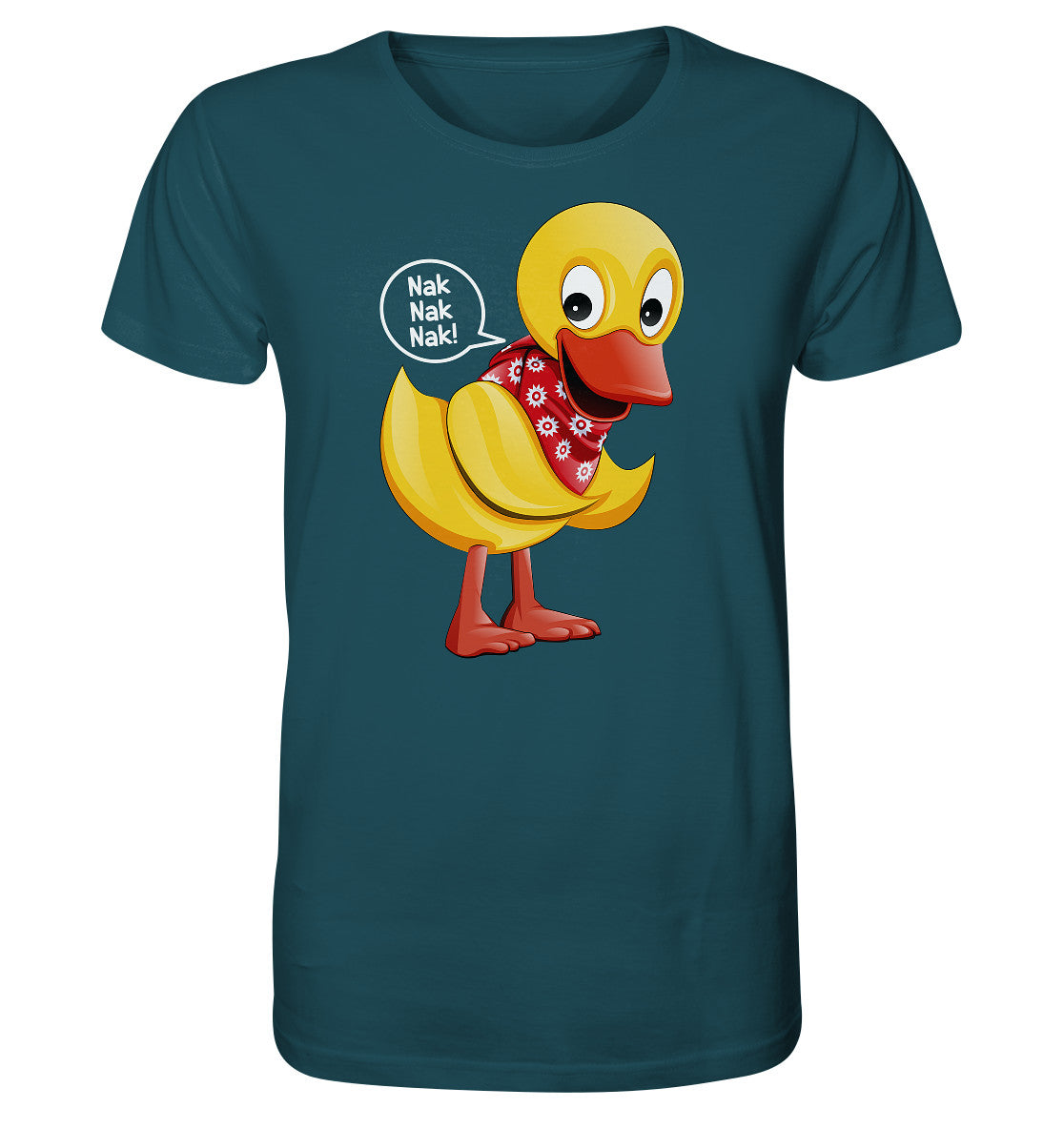 ORGANIC BIO SHIRT UNISEX • UNSER SANDMÄNNCHEN - SCHNATTERINCHEN - NAK NAK NAK!