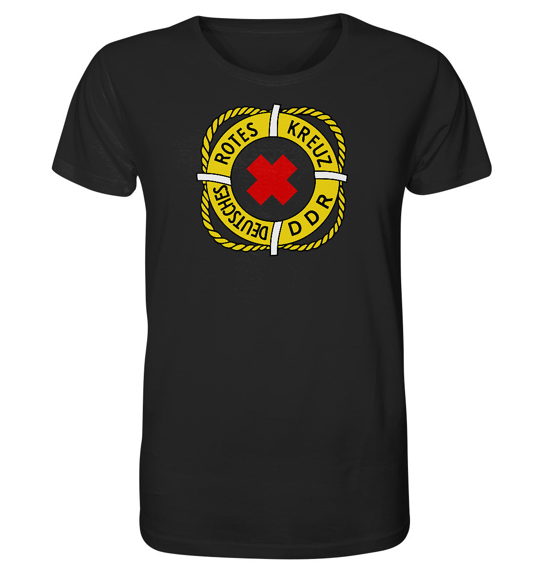 ORGANIC BIO SHIRT UNISEX • DEUTSCHES ROTES KREUZ DDR RETTUNG