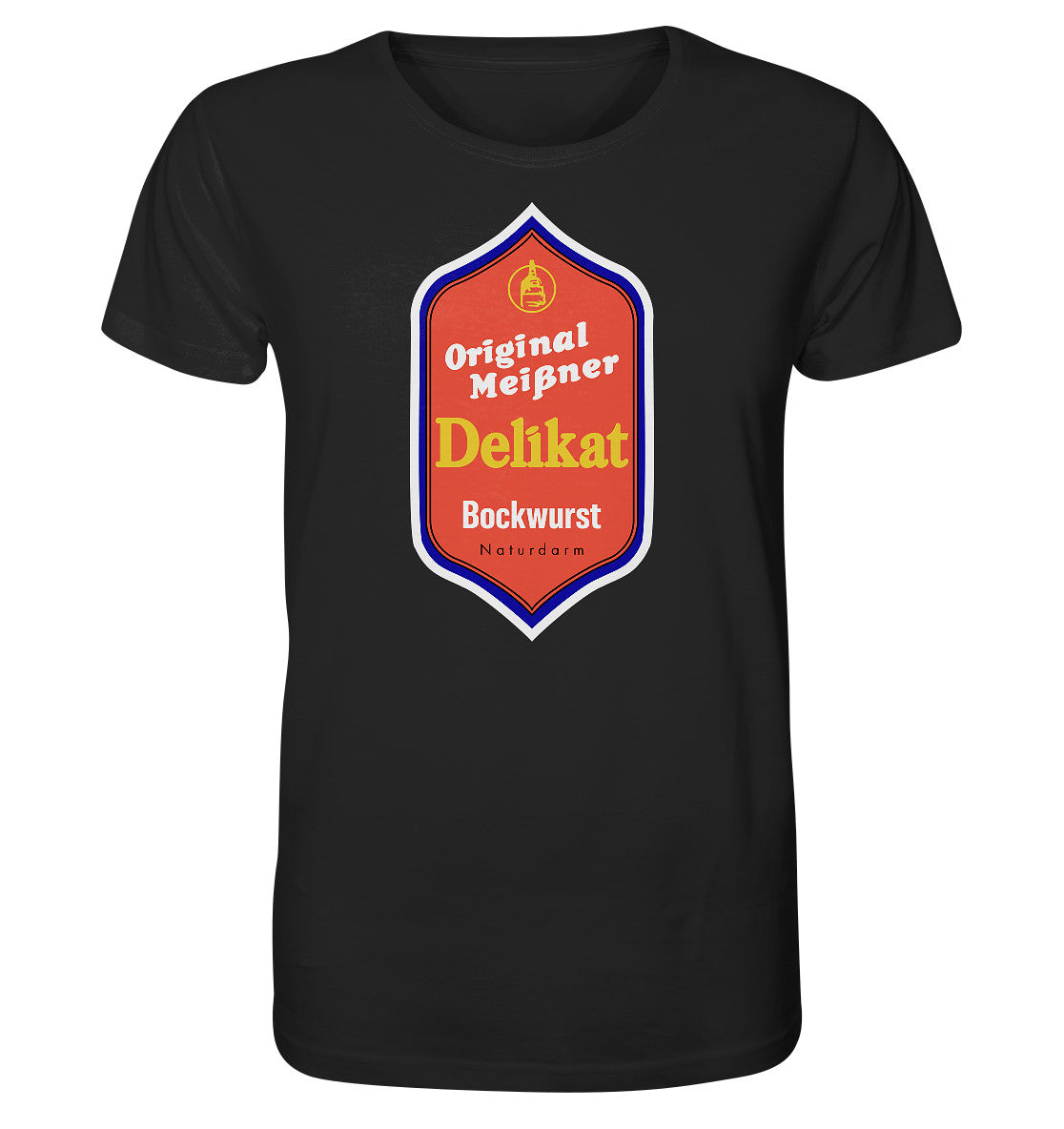 ORGANIC BIO SHIRT UNISEX • MEISSNER DELIKAT BOCKWURST