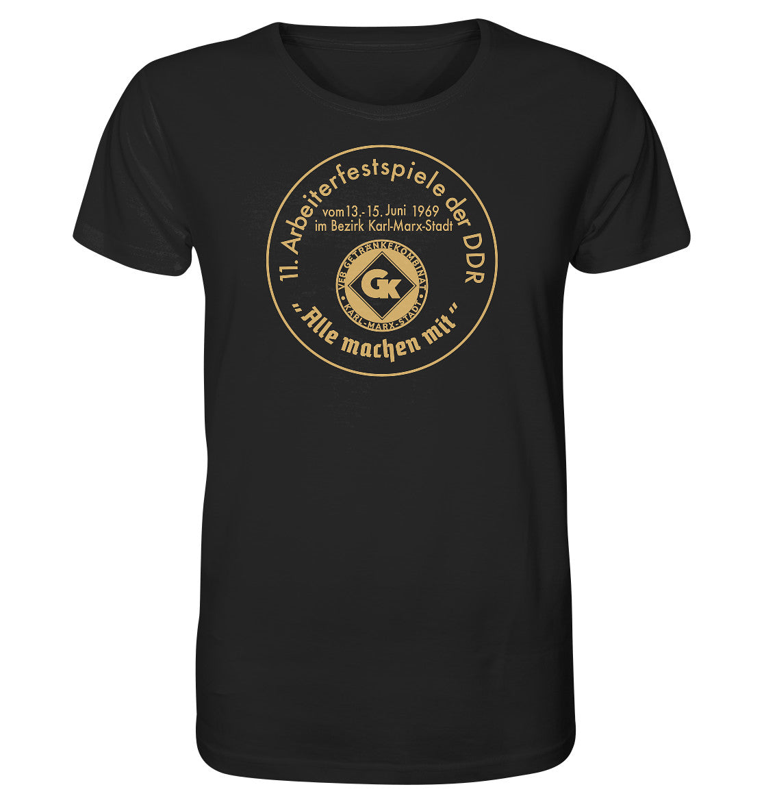 ORGANIC BIO SHIRT UNISEX • ARBEITERFESTSPIELE KARL-MARX-STADT