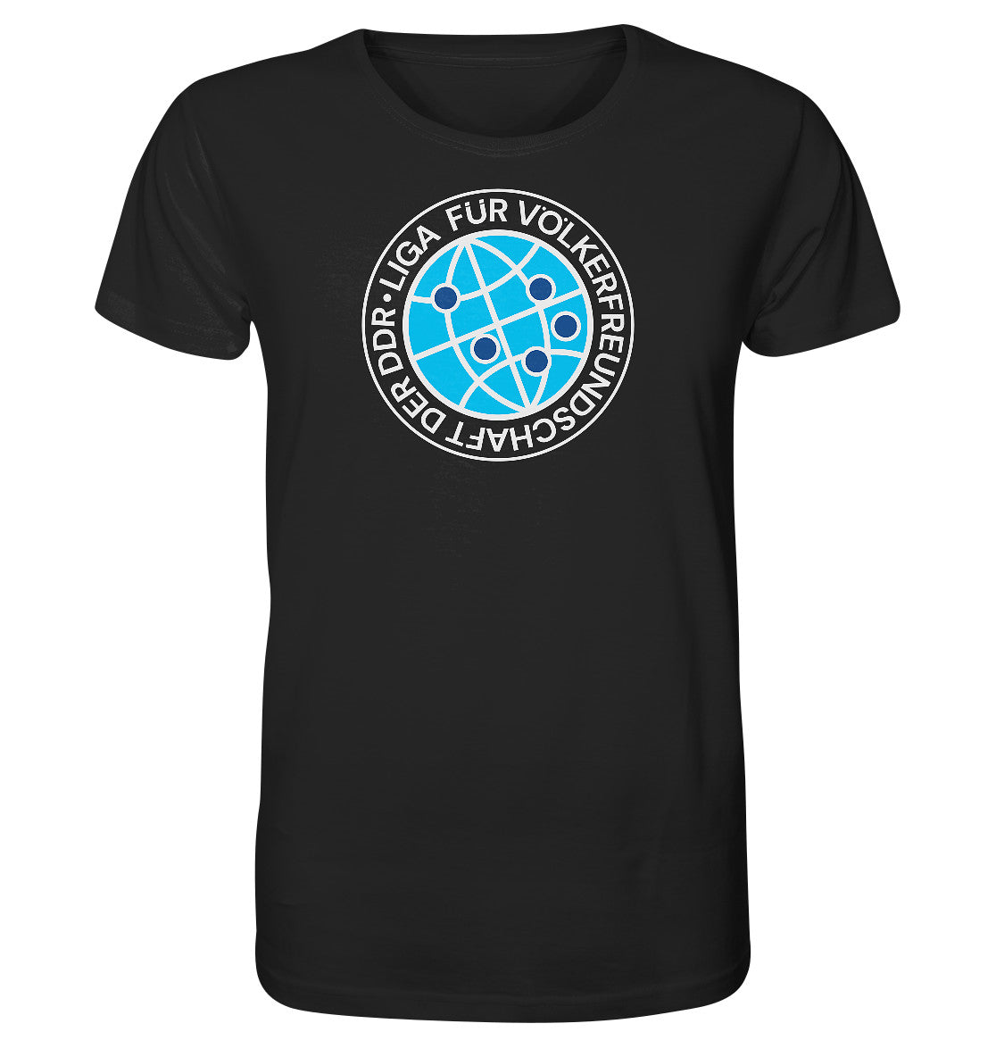ORGANIC BIO SHIRT UNISEX • LIGA FÜR VÖLKERFREUNDSCHAFT DER DDR